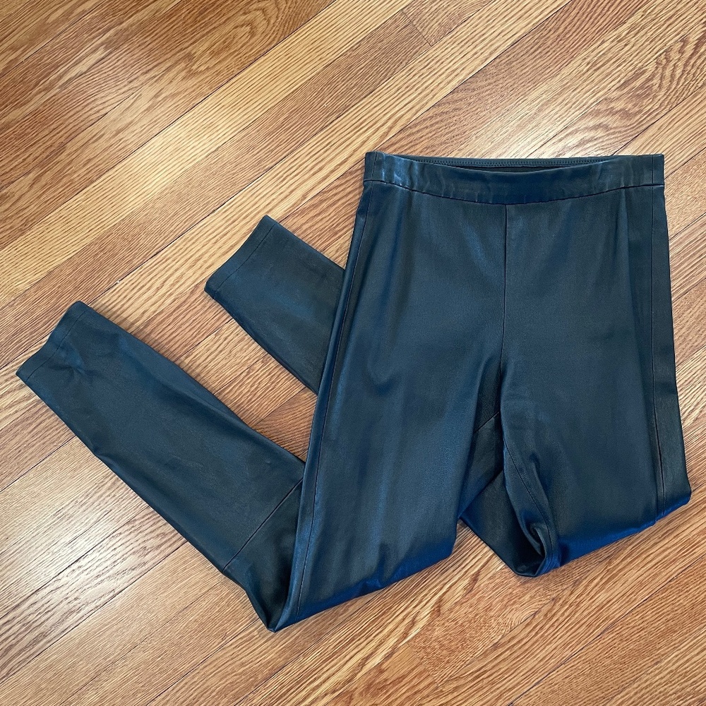 Antonio Melani Luxury Leather Leggings - Size: 4